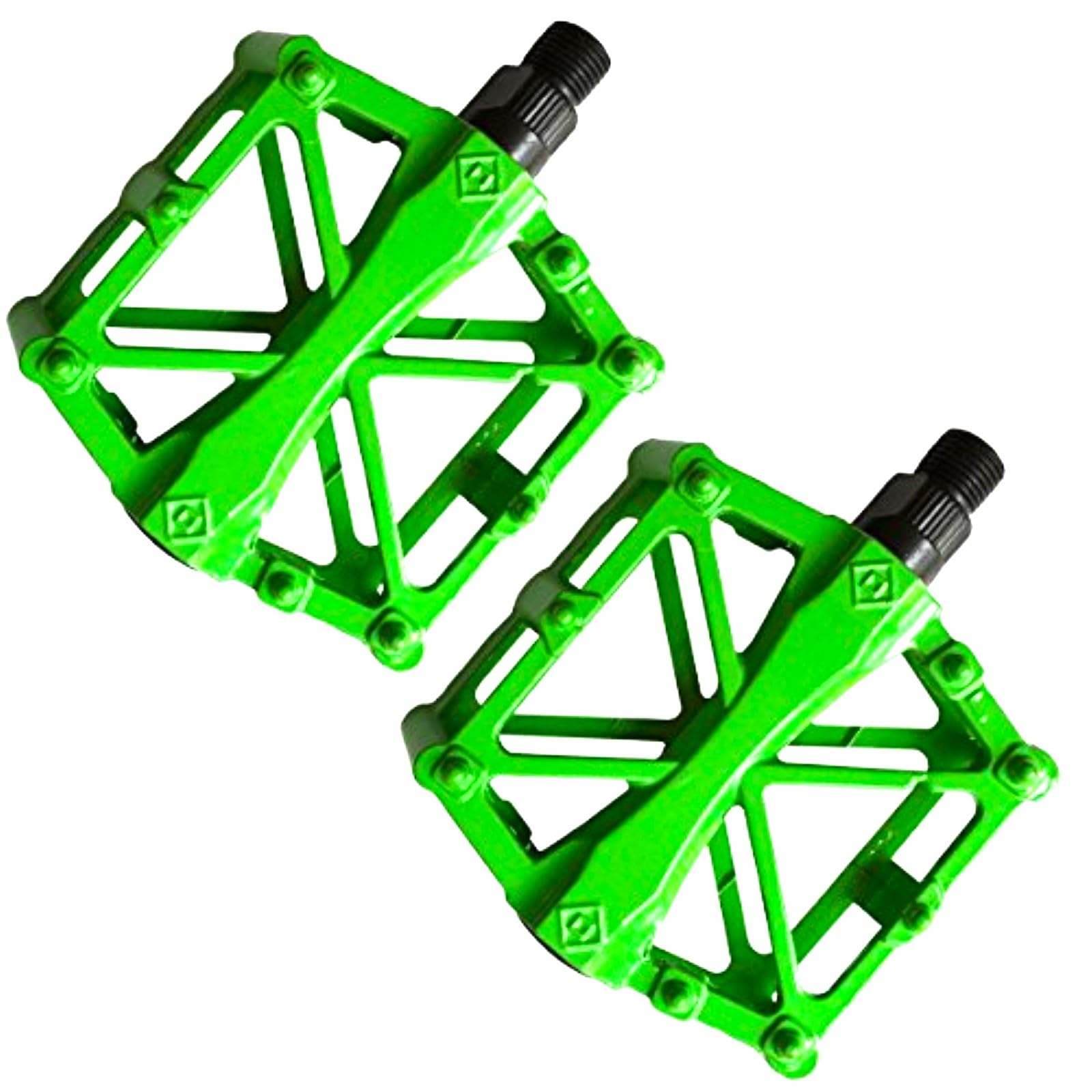 

Komorebiya Bicycle Aluminum Alloy Pedals for Mountain Bikes and Road Set of OD06 Pedals, Bikes, 2, Non-Slip, Lightweight, Durable, (Light Green)