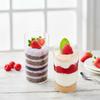 80ml Dessert Cups Mousse Pudding Container Food Grade Plastic Clear Disposable