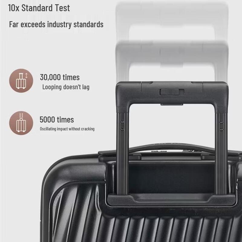 OIWAS Side-Opening Hardshell Rolling Luggage (24-inch)