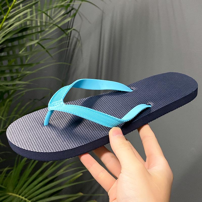 Men's Summer 2025 Non-Slip Flip-Flops: Trendy Outdoor Toe-Post Beach Sandals