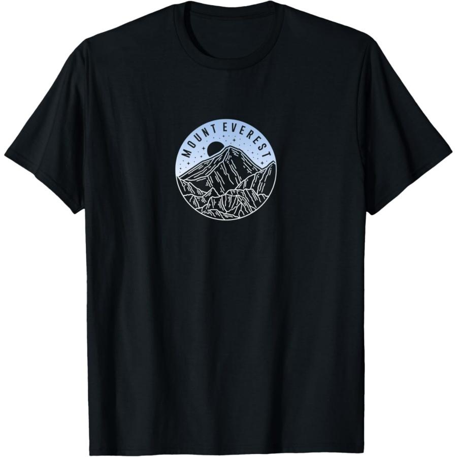 MOUNT EVEREST _ Graphic Illustration Badge T-Shirt XXXXXL чёрный
