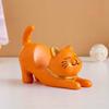 1 pezzo creativo adorabile incantevole gatto pigro supporto per cellulare ornamento decorazione scrivania ufficio