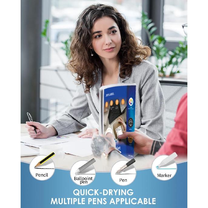 Shipping Label Address Mailing Stickers 8.5 x 11 40 Full Sheets Paper for Inkjet Printer Printable Printing Thank You Labeling to Write on Envelope