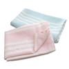 GPPNKC Summer Ice Silk Striped Baby Blanket