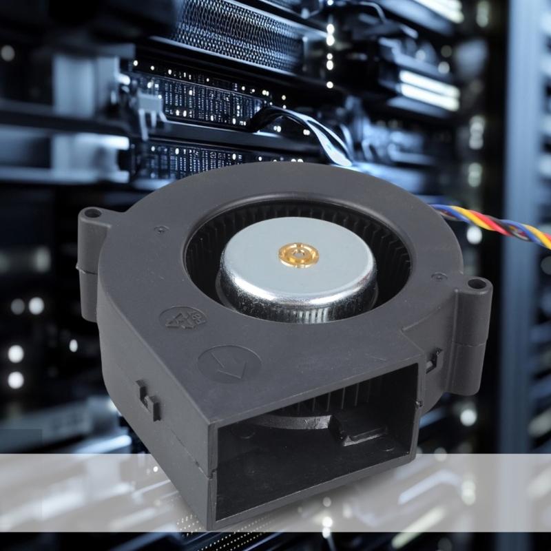 Centrifugal Cooling Fan 12V 6A 4 Pin 97mm Brushless Blower 280CFM Airflow For Control Cabinets Industrial Machinery Cooling