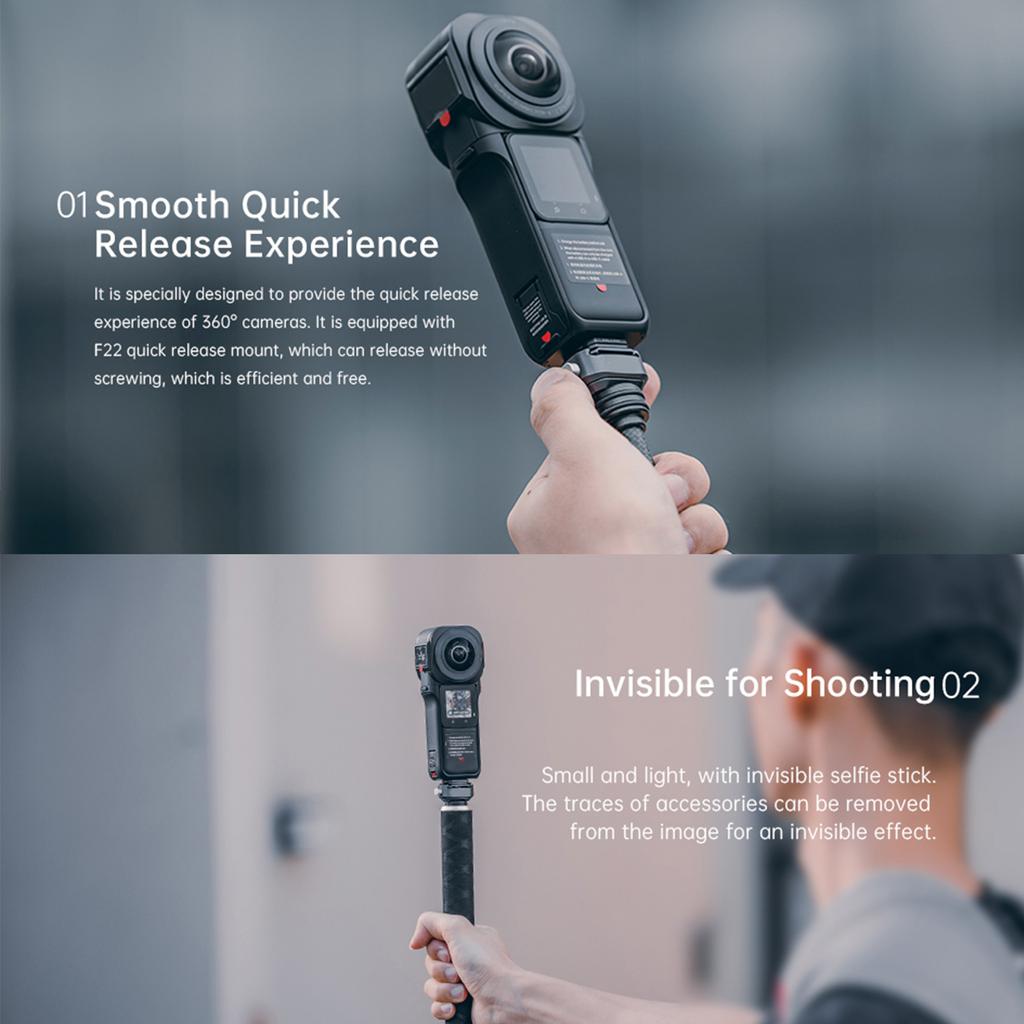 Camera Quick Release Tripod Mount ULANZI DSLR QR Plate Adapter Vlog Filmmaking Quick Accessories Kits for Insta360