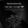 High-Strength Black Cement Steel Nails for Wall Tiles and Concrete