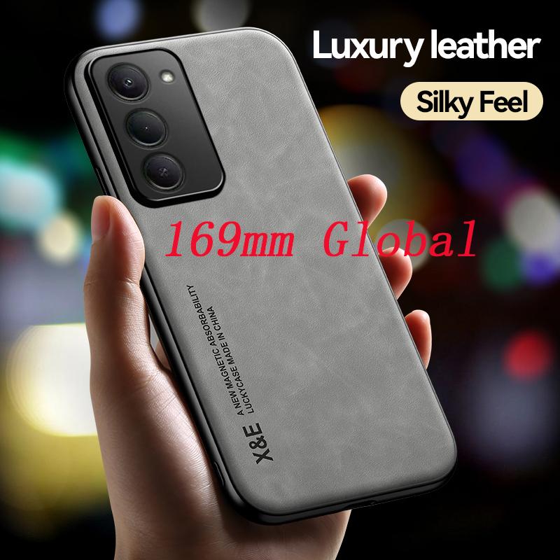 Light Luxury SheePskin Phone Case For Redmi 15 4G 5G 169mm Global With Magnetic Suction Phone Case