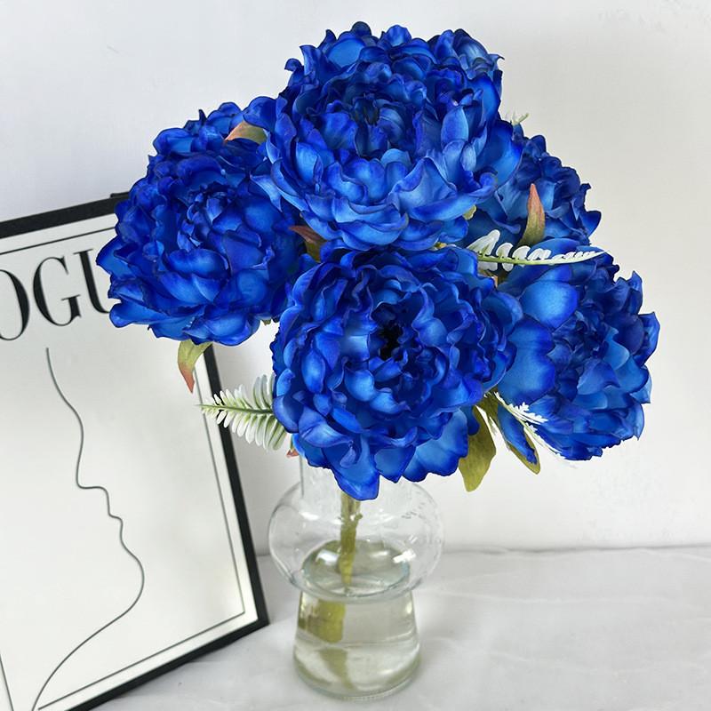 Peony Wedding Decor Artificial Flower Arrangement For Home And Event Styling