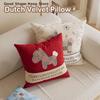 Cute Pony Sofa Pillow Living Room Pillowcase Removable Window Cushion Bed Headrest Pillow Washable Year Of The Horse Bay