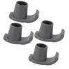 4pcs Walker Ski Glides Anti Slip Walker Glides for Seniors Mobility Aid Accessory Replacement