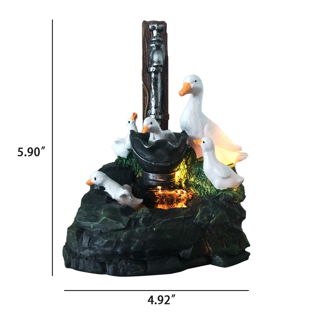 Creative Animal Garden Statue Garden Art Resin Sculpture Outdoor Yard Miniature Garden Decor Watering Gardening Supplies