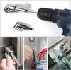 2Pcs 90 Degree Angle Drill Adapter, 105 ° 1/4 Right Angle Drill Accessory Multifunctional Accessory Commonly Used Tool Supplies