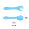 Silicone Cutlery for Children and Babies To Learn To Eat Silicone Cutlery for Children and Babies To Learn To Eat - MUSTARD