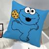 CCookies Play MMonster Pillow Case Square Pillow Bedroom Sofa Leisure Comfort Cushion Car Home Decoration