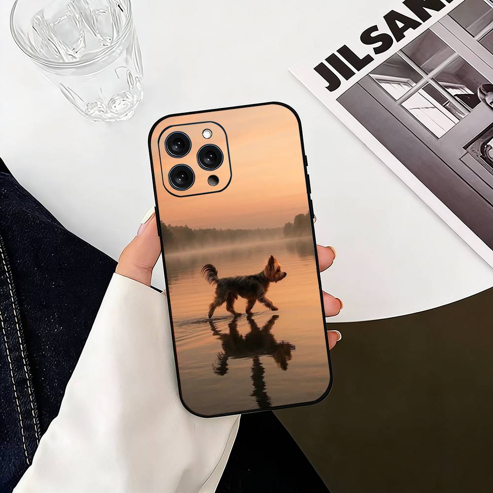Yorkshire Terrier Cute Dog Phone Case Silicone Soft For IPhone 17 16 15 14 13 12 11 X XR Plus Pro Max Plus