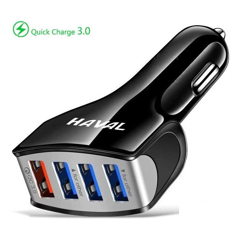 

Multi-functional USB Type C 35W Fast PD 4 In1 Electric Adapter Car Charger For Haval Jolion H1 H6 H2 H9 F7X F7 H2S M6 H3 H4 H5