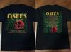 2 Seiten NEUES Osees Band 2024 Tour Schweres Baumwoll-T-Shirt Schwarz Größe S5XL AG884 Unisex T-Shirt