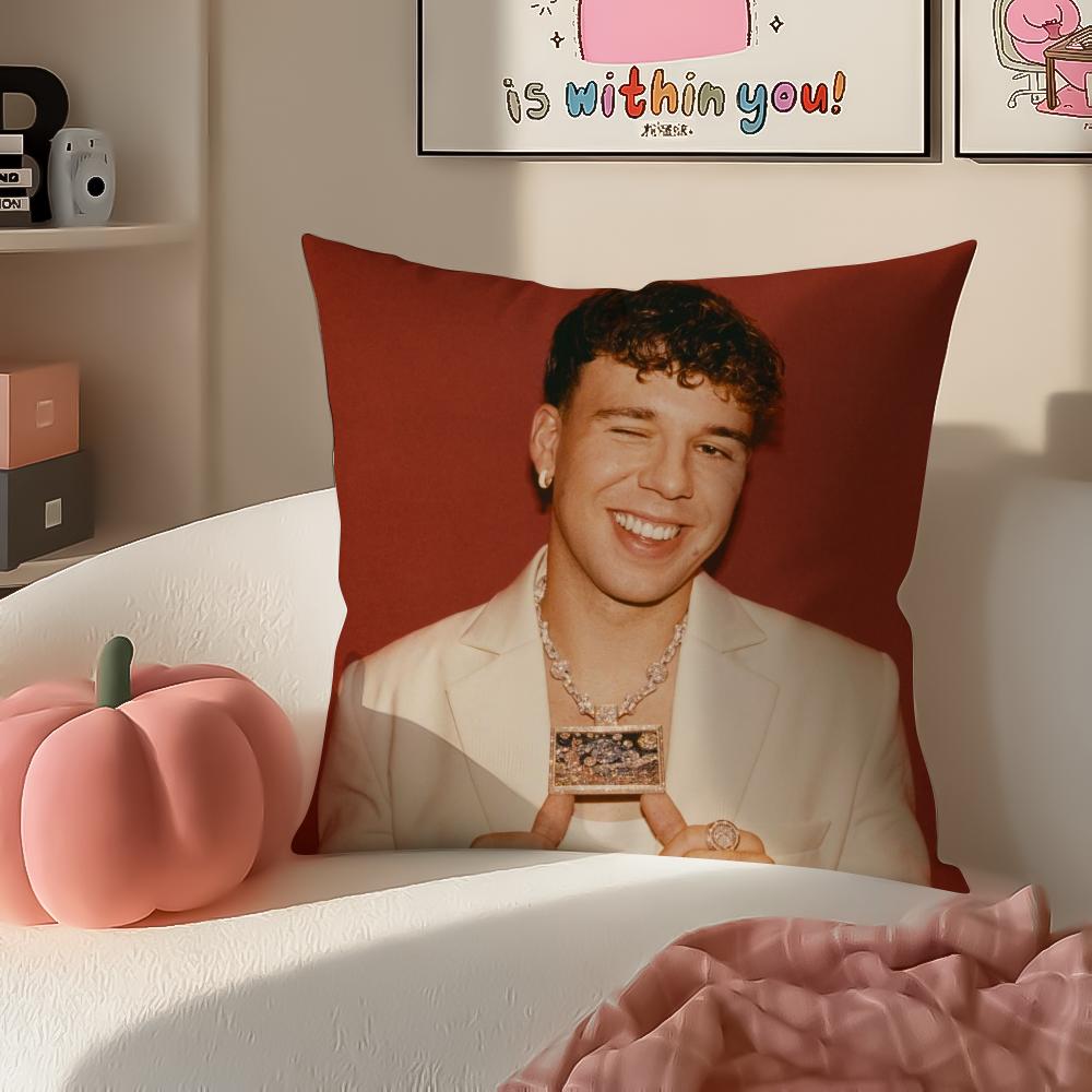 Hot Buenas VSinger QQuevedo Buenas Cushion Cover Pillowcase Short Plush Invisible zipper Room Sofa Cushion Cover