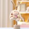 Rabbit Cute Keychain Cartoon Girl Backpack Decorative Pendant Plush Gift Doll