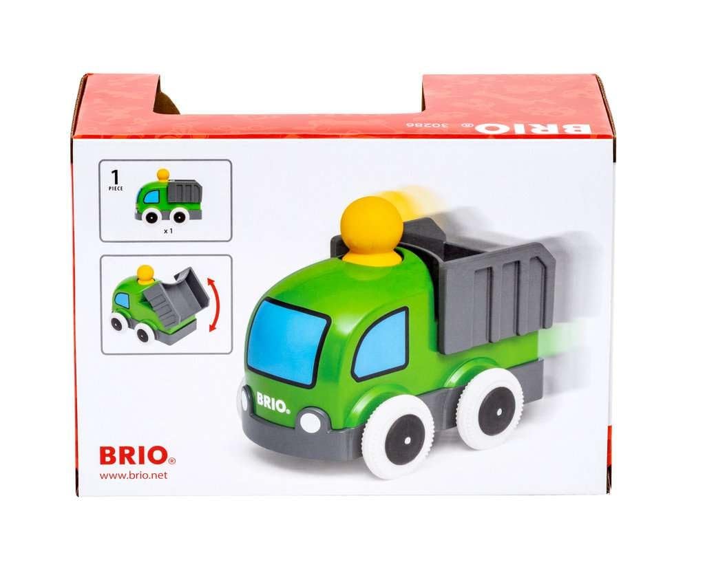 BRIO Wooden Rail Educational Toy Push Go Track Green 30286 Birthday Christmas Gift Indoor Play Boys Girls & (Ages 1+)