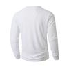 Men's Round Neck T-shirt, Cotton Base Shirt, Long Sleeved Top