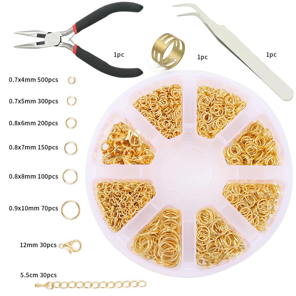 DIY Jewelry Accessories, Earrings, Ear Hooks, Bracelets, Necklaces, Handmade Bead Materials, Tool Sets
