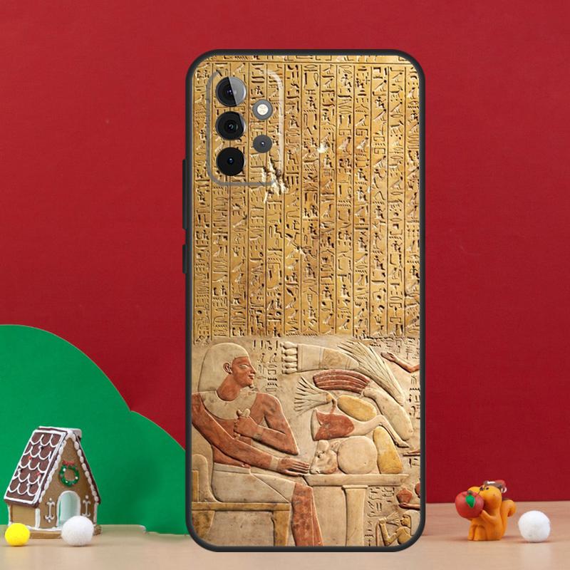Egypt Pharaoh Mural Case For Samsung Galaxy A17 A06 A16 A56 A36 A54 A34 A14 A52 A32 A13 A23 A33 A53 A15 A35 A55