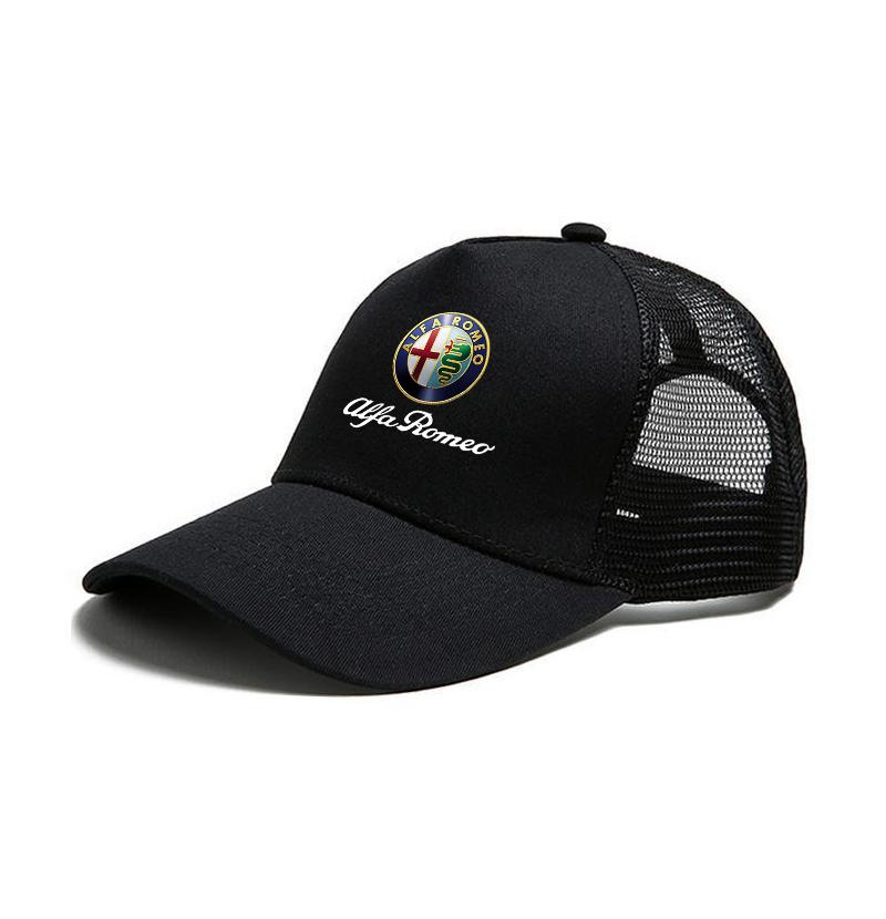 Car Stickers For Alfa Romeo Car Duck Tongue Cap For Alfa Romeo 3D Hat Motorcycle Racing Baseball Cap Hat Adjustable Casual Truck