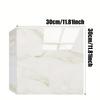 6/10/20Pc Glossy Self-Adhesive Marble Pattern Imitation Tile Wall Sticker Peel And Stick Living Room Kitchen Backsplash Bathroom Quality