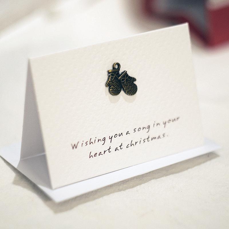 

Retro Christmas & Thanksgiving Mini Metal Folding Card - Special Paper Edition