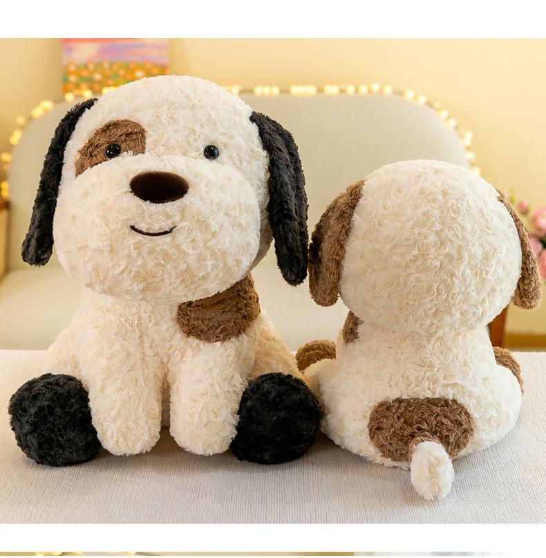 Cute Dog Plush Toy Doll Spotted Dog Stuffed Animal Kids Sleep Doll Gift For Girls