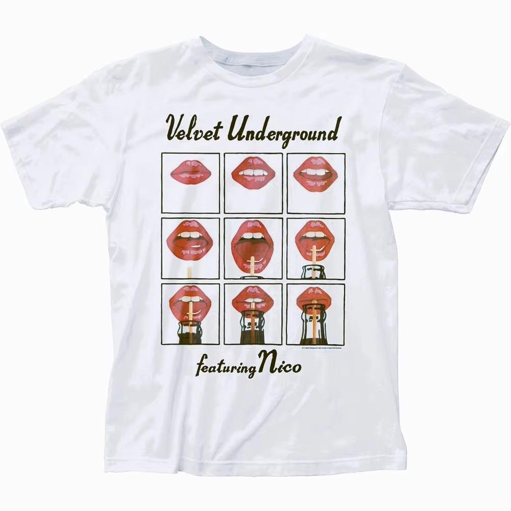 2026 The Velvet Underground Classic Poster Print Short Sleeve Rock Punk TShirt Casual Loose Round Neck Streetwear Tees Unisex
