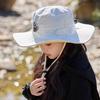 Children'S Uv Protection Bucket Hat Fashion Outdoor Hiking Hat Baby Sun Protection Sunshade Basin Hat