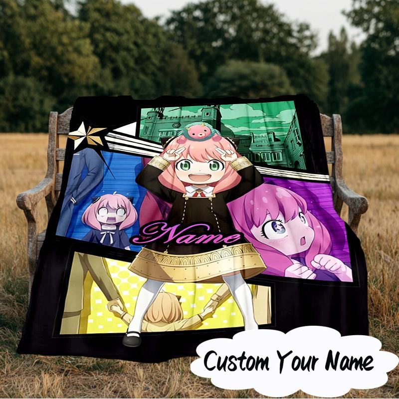 Custom Name SPY Adventure Blanket Ideal Bedding Blanket Perfect for Travel, Camping, Living Rooms, Offices, Sofas, Fan Christmas Gift
