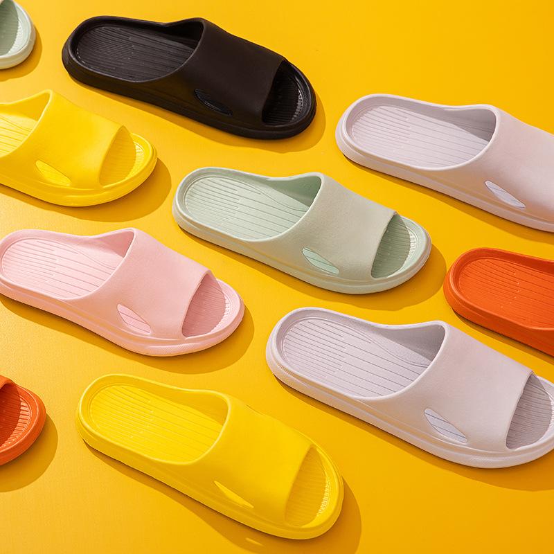Morbide Pantofole da Casa per Coppie Estive da Interno Antiscivolo Pantofole da Bagno Sandali Monocolore Hotel Famiglia Uomo Donna Infradito Scarpe Piatte