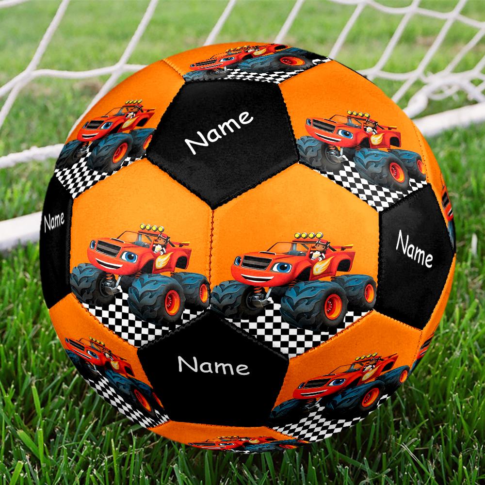 Custom Name Truck Theme Size 5 Soccer Ball, Suitable for Both Indoor and Outdoor Matches, a Gift Suitable for Everyone.