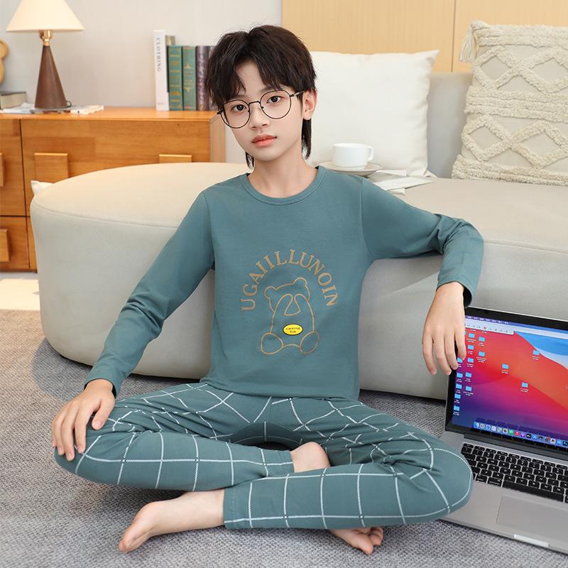 

Комплект термобелья для мальчиков: 2025 Осень/Зима Теплый базовый слой прилегающего кроя для детей среднего и старшего возраста 120 cm светло-зеленый