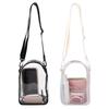 PVC Transparent Single-Shoulder Crossbody Bag - Waterproof, Portable Coin Storage for Gym & Beach