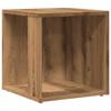 VidaXL Side Table Artisan Oak 33x33x34 Cm Engineered Wood, Side Cabinet, Corner Shelf, Cabinet, Cupboard 856717