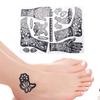 Art Waterproof Tattoo Stencils Tattoo Temporary Hand Art Stickers Tattoo Sticker Henna Template