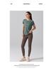Women's Breathable Short Sleeve Yoga T-Shirt with Hollow Beautiful Back - Lightweight Dance Fitness Cover-Up Running Top