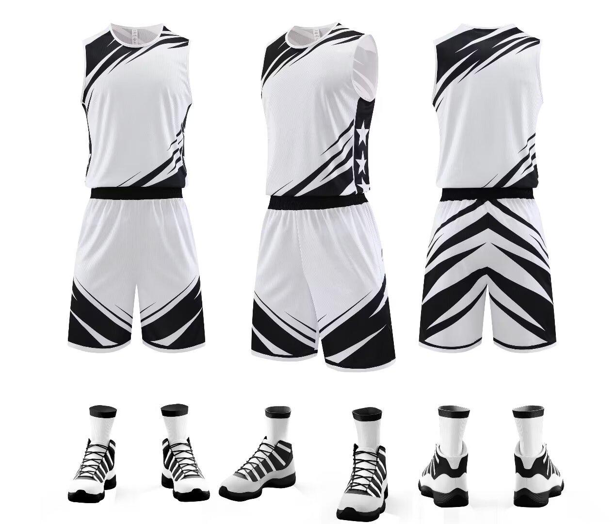 

Quick-Dry Basketball Uniform Set for Adults & Kids - Custom Logo S