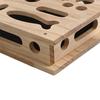 Cat Scratch Enrichment Box 3-in-1 Cat Scratch Puzzle Toy Cat Nail File Toy Protects Furniture for Indoor Cats Mental Stimulation