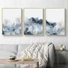 Blue Gray Wall Art Nordic Poster Abstract Watercolor Decoration Picture for Living Room Modern  Canvas Painting Home Decor