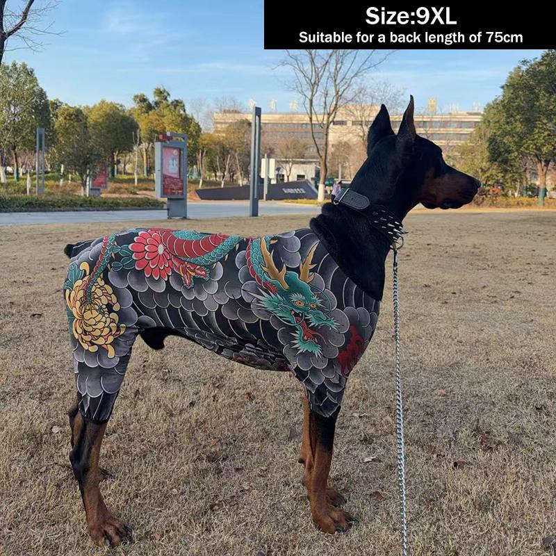 Ultra-Thin Mesh Pet Tattoo Vest – 4-Season Breathable Sleeveless Shirt with Cool Prints for Dogs & Cats, Fun & Stylish