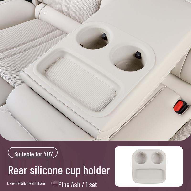 Silikon-Anti-Rutsch-Matte für Xiaomi YU7 Armlehne Rücksitz Getränkehalter