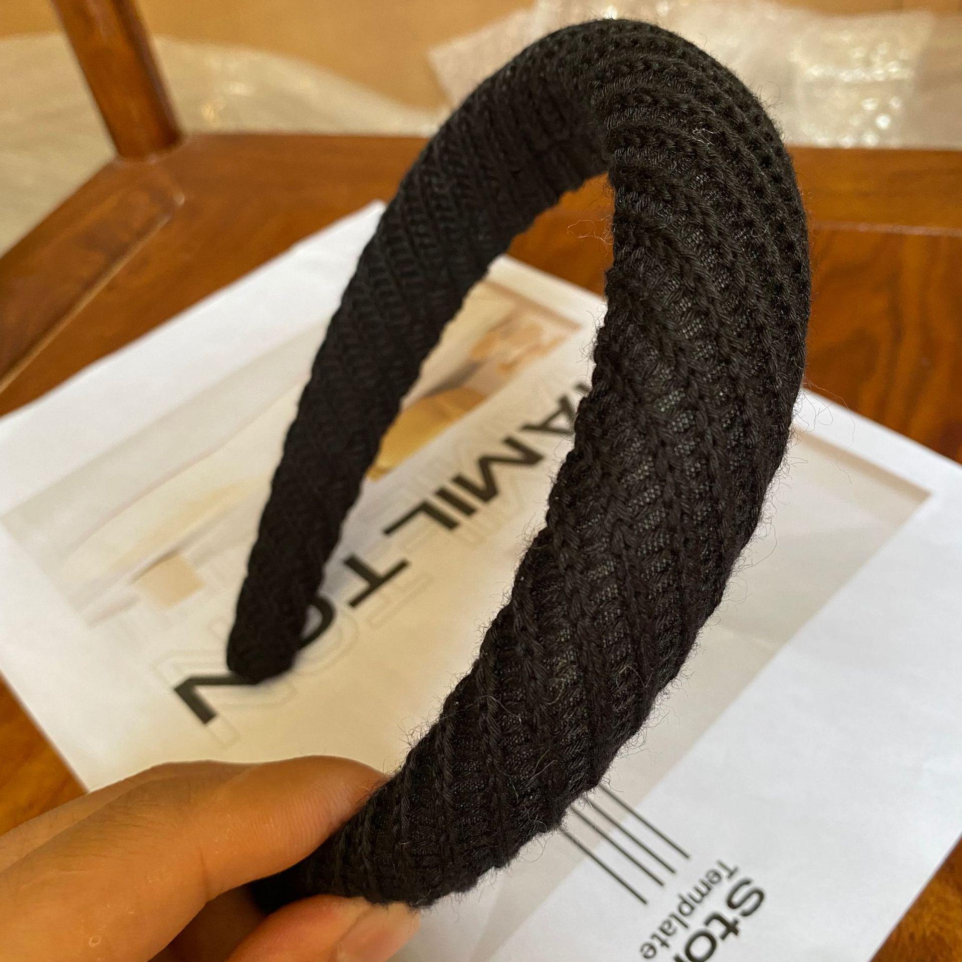 

Минималистичная вязаная повязка на голову 2025: Стильный осенне-зимний аксессуар для волос для женщин