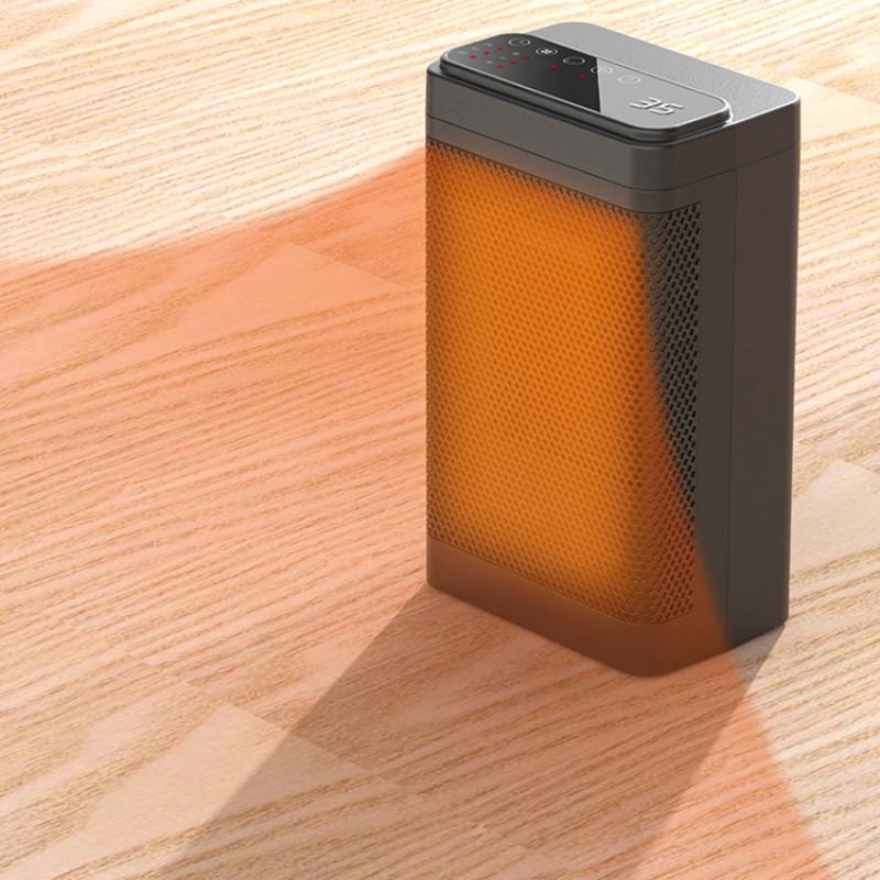 1500W Household Electric Heater Bedroom Office Desktop Mini Portable PTC Heater Remote Control Electric Heating Fans