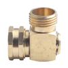 Connector Degree Solid Brass Construction Easy Installation